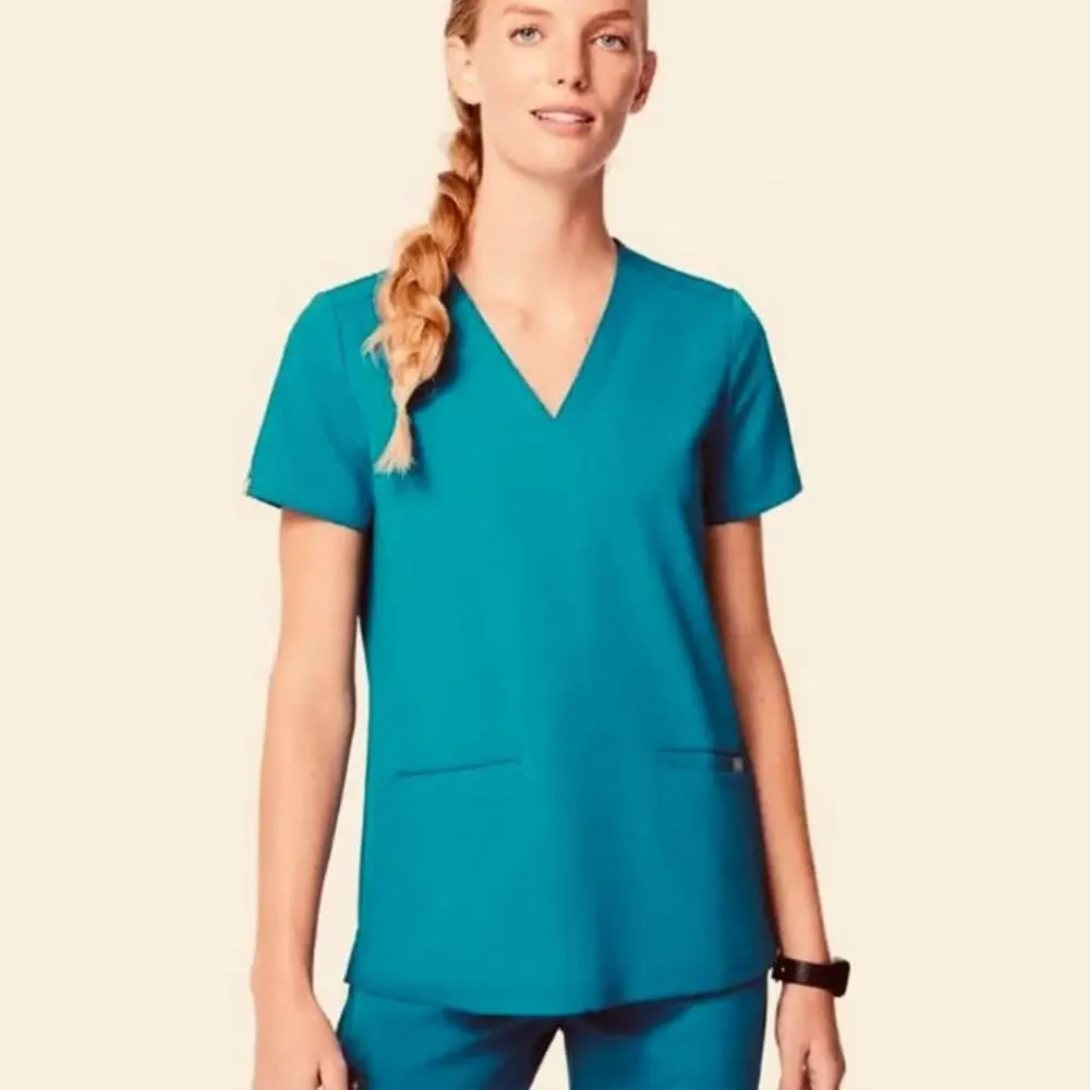 Figs Technical Collection Casma scrub top ladies stretch short sleeve med top